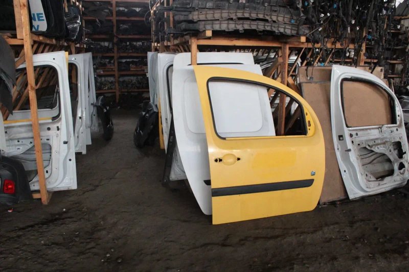 Renault Kangoo двері передні, здвижні задні пластик рено кенго 2 двери — фото 5