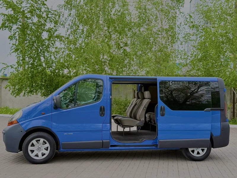 Renault Trafic 1.9 Turbo Dizel 9 Місць Пасажир Оригінал! ДОВГА База Extra Long — фото 2