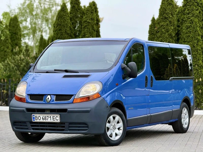 Renault Trafic 1.9 Turbo Dizel 9 Місць Пасажир Оригінал! ДОВГА База Extra Long — фото 3