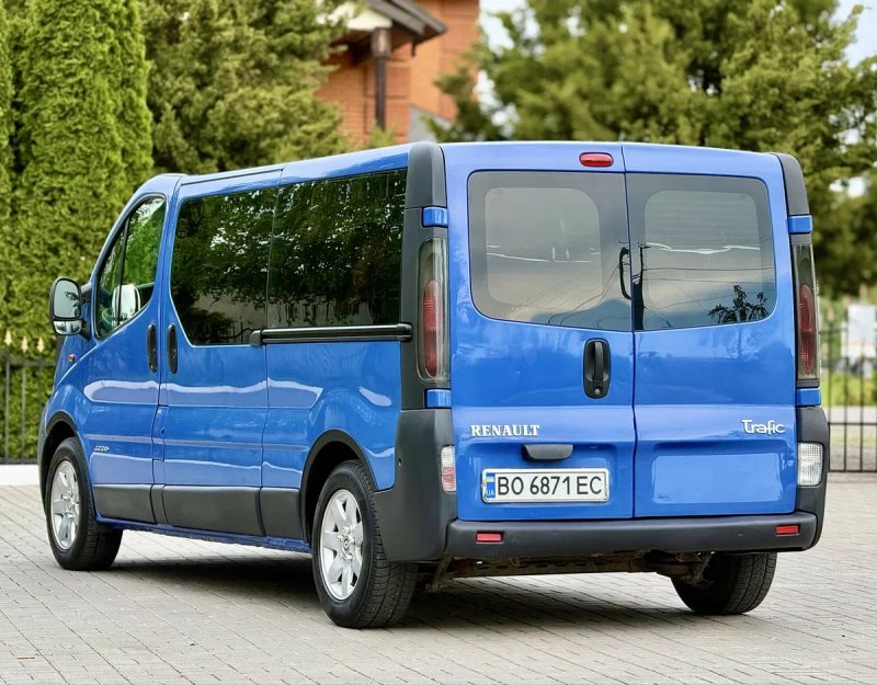Renault Trafic 1.9 Turbo Dizel 9 Місць Пасажир Оригінал! ДОВГА База Extra Long — фото 6