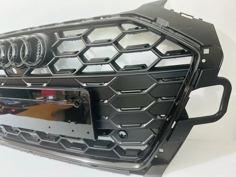 Решетка радиатора audi ауди a4 s4 b9 2020 2021 2022 2023 2024 рестайлинг гриль в соты — фото 3