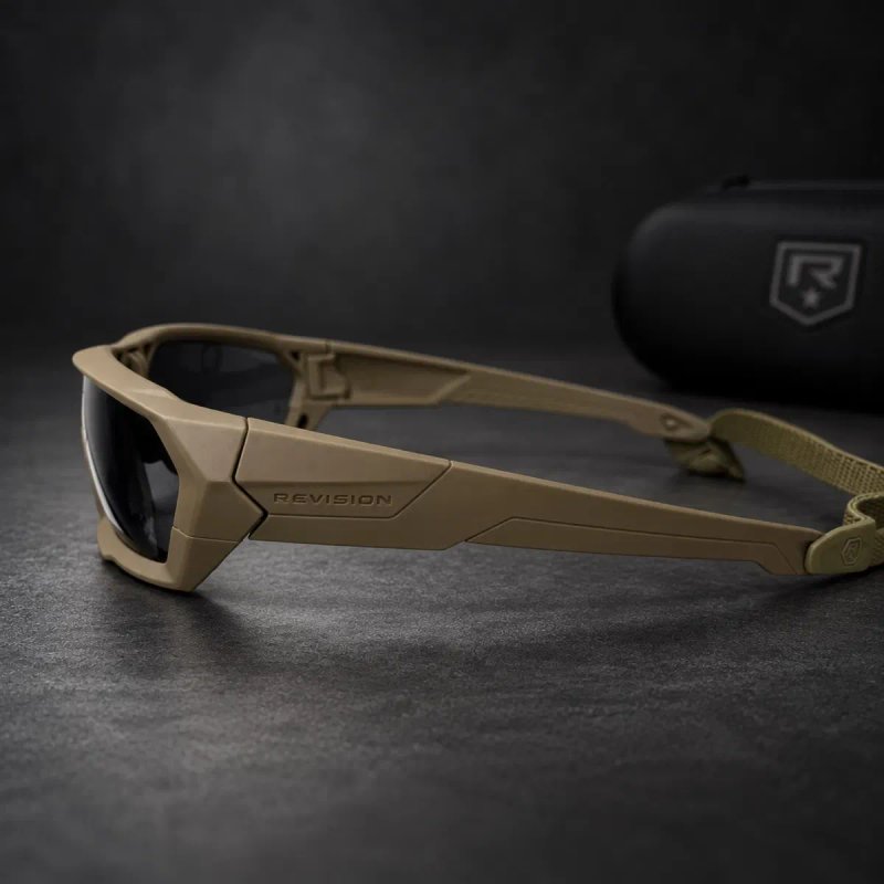Revision ShadowStrike Coyote — Smoke + Clear, ballistic eyewear — фото 2