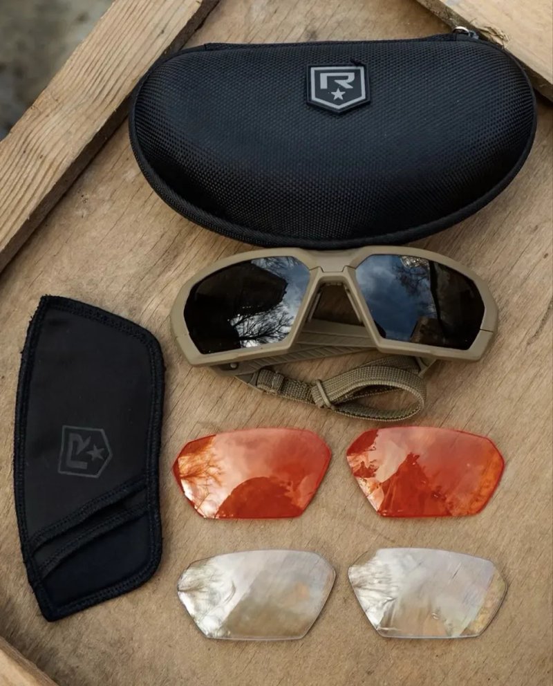 Revision ShadowStrike Coyote — Smoke + Clear, ballistic eyewear — фото 7