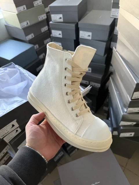 Rick Owens Ramones White Higt Top/Кеди Rick Owens Ramones/size 37-45