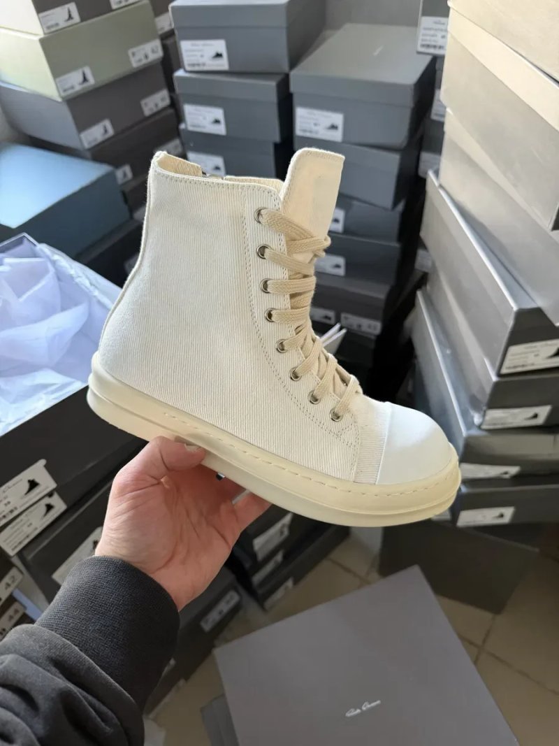 Rick Owens Ramones White Higt Top/Кеди Rick Owens Ramones/size 37-45 — фото 2