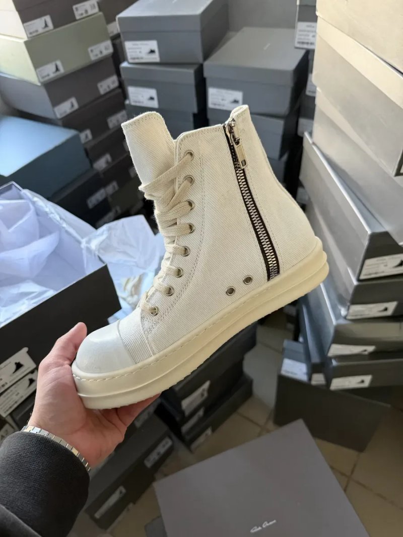 Rick Owens Ramones White Higt Top/Кеди Rick Owens Ramones/size 37-45 — фото 3