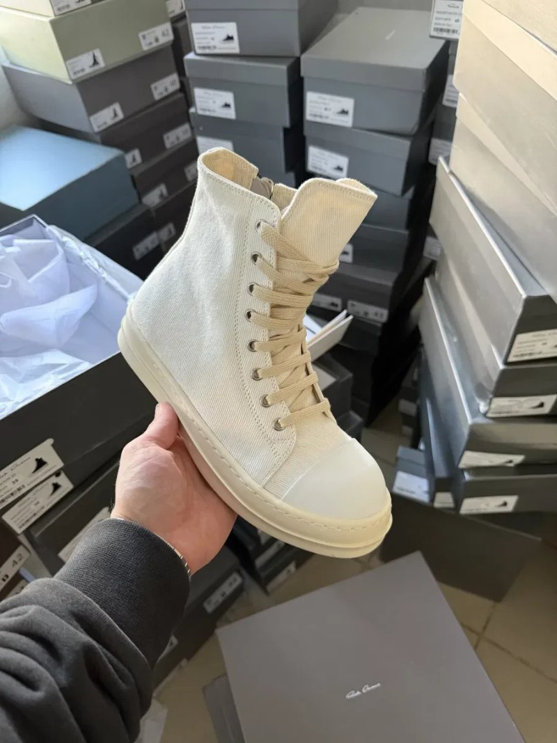 Rick Owens Ramones White Higt Top/Кеди Rick Owens Ramones/size 37-45 — фото 4