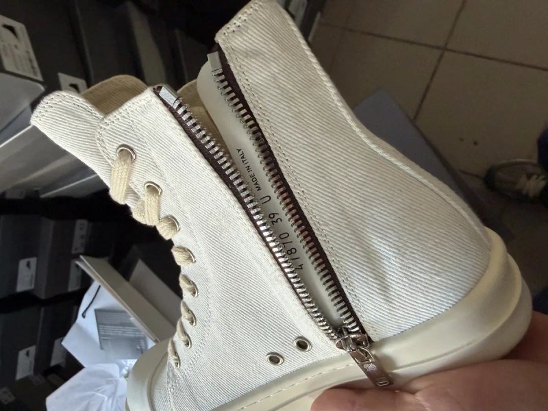 Rick Owens Ramones White Higt Top/Кеди Rick Owens Ramones/size 37-45 — фото 6