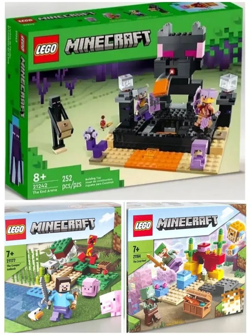 РІДКІСНІ НОВІ LEGO Minecraft / 14 наборів / Лего Майнкрафт оригінал — фото 3
