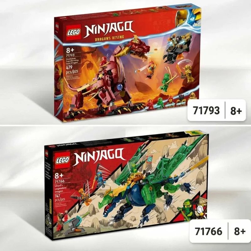 РІДКІСНІ НОВІ LEGO Ninjago / 9 наборів / Лего Ніндзяго Робот Дракон — фото 3