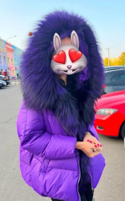 Роскошный куртка пуховик оверсайз с густым натуральным мехом  Max Mara
