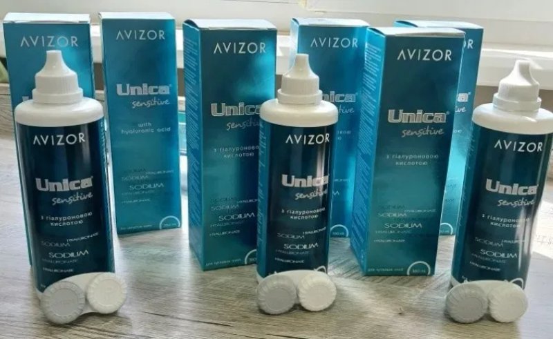 Розчин для контактних лінз  Unica sensitive 350мл Avizor — фото 7