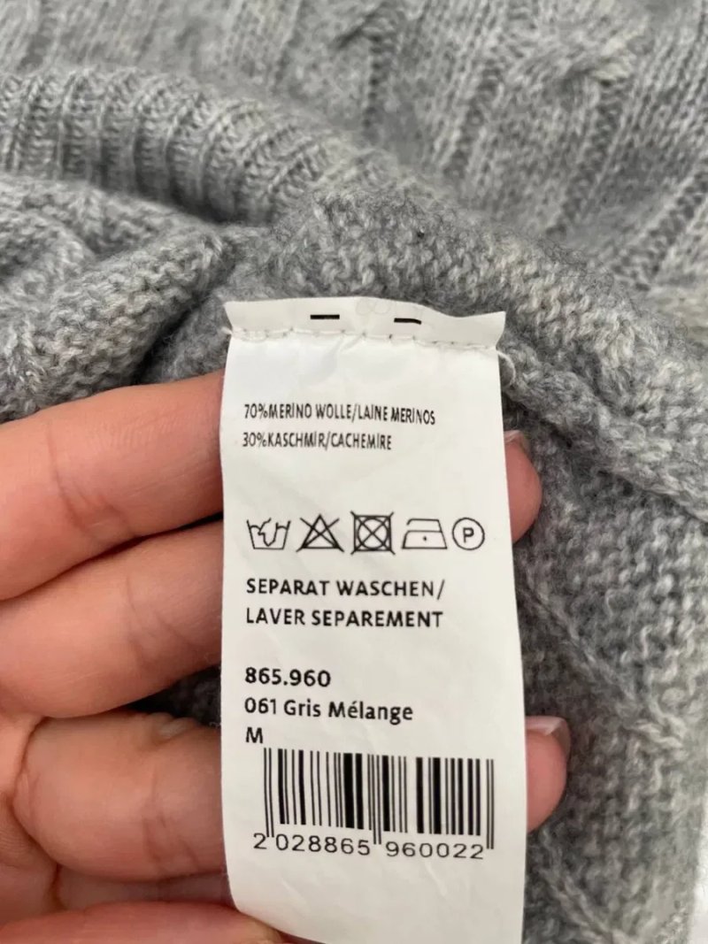 Розкішний светр кашемір вовна M/Onesize cos old money стиль — фото 5