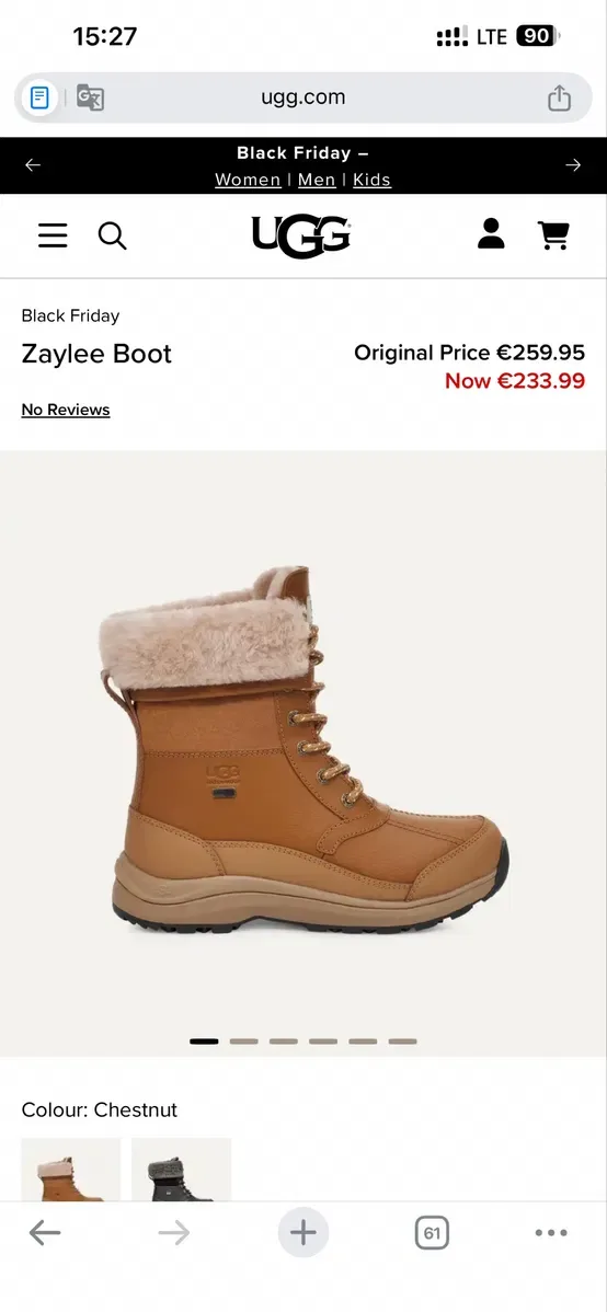 РОЗПРОДАЖ!!! Черевики  UGG Zaylee Boot. Оригінал!! Розмір 39 — фото 6