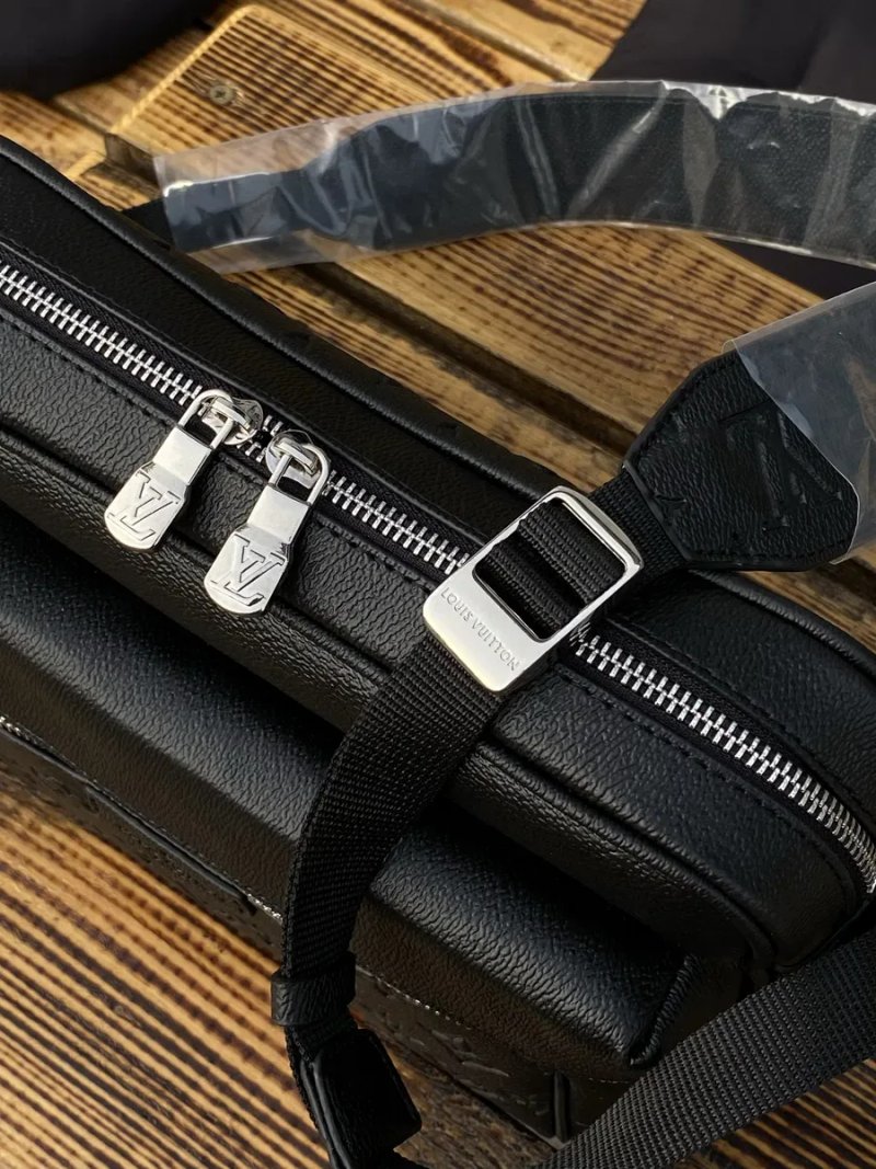 РОЗПРОДАЖ чоловіча сумка Louis Vuitton мужская сумка барсетка мессенджер клатч через плечо барсетка бананка — фото 4