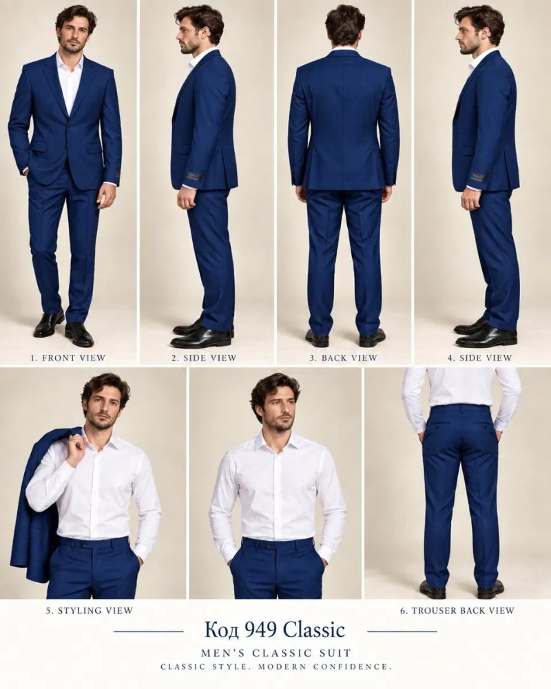 РОЗПРОДАЖ чоловічих класичних костюмів Classic,  Slim. Двійка, трійка, жакети .Туреччина Узбекистан великий вибір розмірів — фото 3