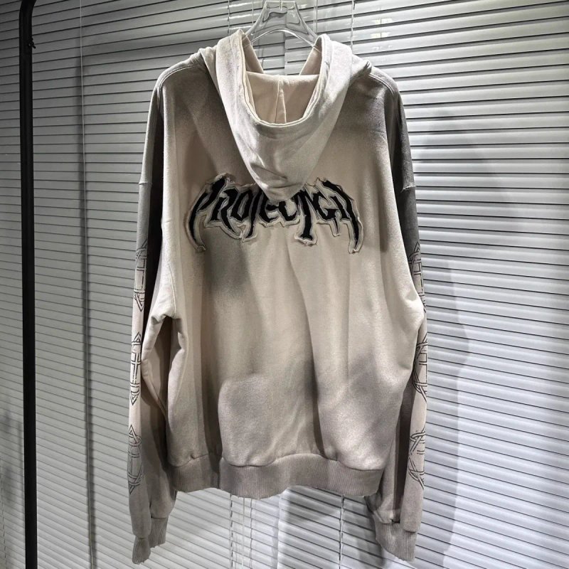 ‼️РОЗПРОДАЖ‼️Кофта Grailz Project G/R авангард стильная y2k sk8 archive opium zip hoodie vintage rick Owen's Balenciaga — фото 2