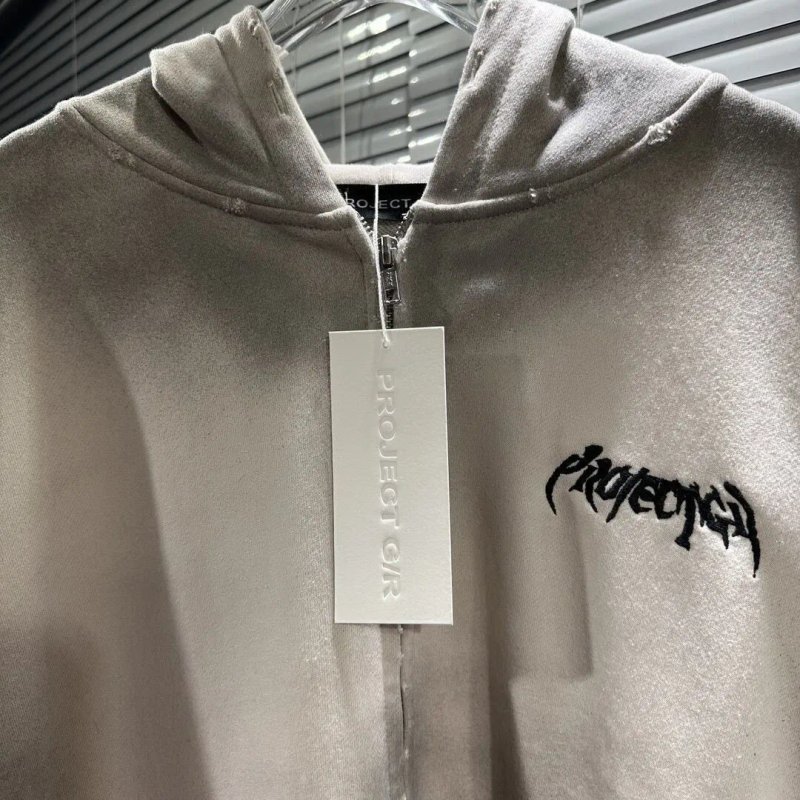 ‼️РОЗПРОДАЖ‼️Кофта Grailz Project G/R авангард стильная y2k sk8 archive opium zip hoodie vintage rick Owen's Balenciaga — фото 4