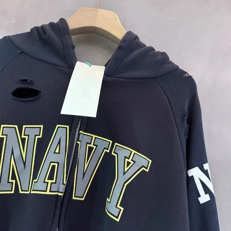 ‼️РОЗПРОДАЖ‼️Кофта Grailz Project G/R Navy hoodie кофта худи сіра худі grey distressed sk8 y2k archive opium zip hoodie vintage — фото 3