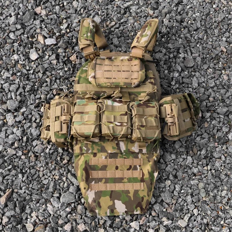 РОЗПРОДАЖ! плитоноска мультикам 4 точки cordura1000d, плитоноска мультикам — фото 2
