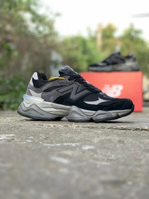 Розпродаж ‼️ р. 41 42 кросівки New Balance 9060 Black Grey — чорні/сірі Чоловічі Нью Баланс 9060, НБ, кроссовки на осень