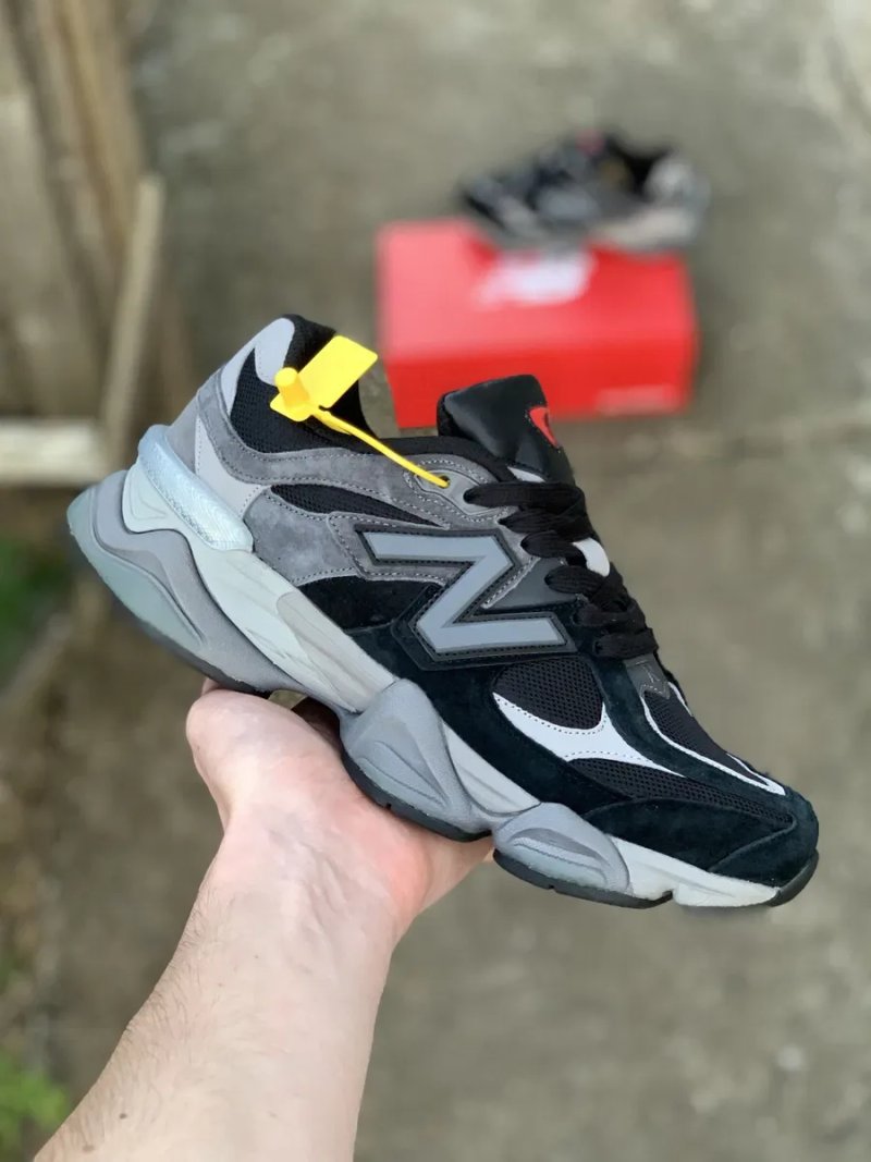 Розпродаж ‼️ р. 41 42 кросівки New Balance 9060 Black Grey — чорні/сірі Чоловічі Нью Баланс 9060, НБ, кроссовки на осень — фото 2