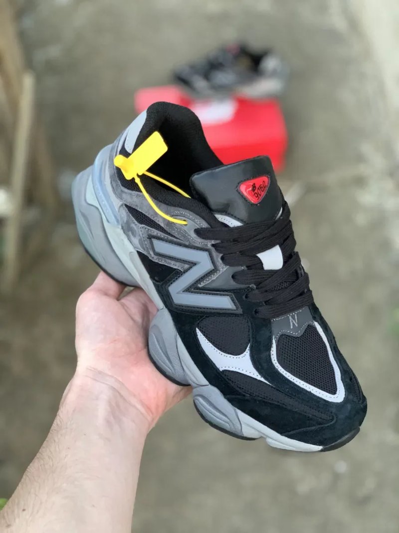 Розпродаж ‼️ р. 41 42 кросівки New Balance 9060 Black Grey — чорні/сірі Чоловічі Нью Баланс 9060, НБ, кроссовки на осень — фото 3