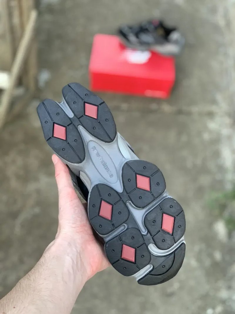 Розпродаж ‼️ р. 41 42 кросівки New Balance 9060 Black Grey — чорні/сірі Чоловічі Нью Баланс 9060, НБ, кроссовки на осень — фото 6