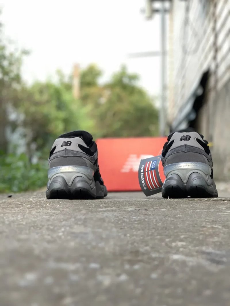 Розпродаж ‼️ р. 41 42 кросівки New Balance 9060 Black Grey — чорні/сірі Чоловічі Нью Баланс 9060, НБ, кроссовки на осень — фото 7