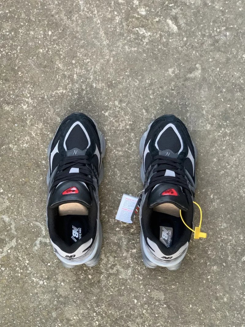 Розпродаж ‼️ р. 41 42 кросівки New Balance 9060 Black Grey — чорні/сірі Чоловічі Нью Баланс 9060, НБ, кроссовки на осень — фото 8