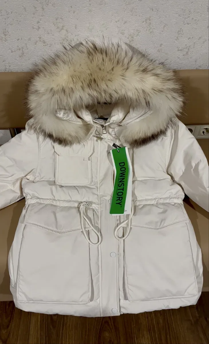 Розпродаж! Різні парки пуховики куртки натуральний пух та хутро Zara — фото 5