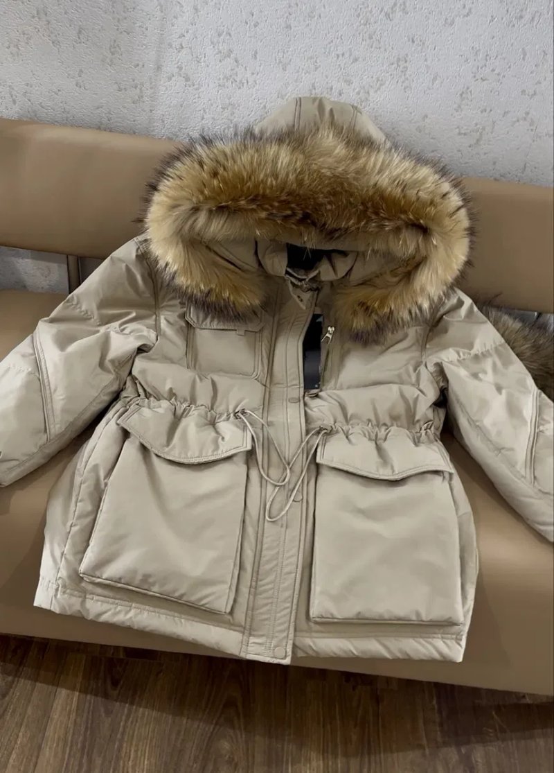 Розпродаж! Різні парки пуховики куртки натуральний пух та хутро Zara — фото 6