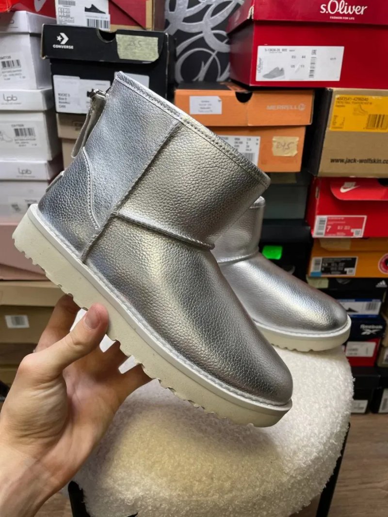Розпродаж! Уггі UGG Classic Mini Womens Logo Zip. Оригінал!!! р.35 — фото 5