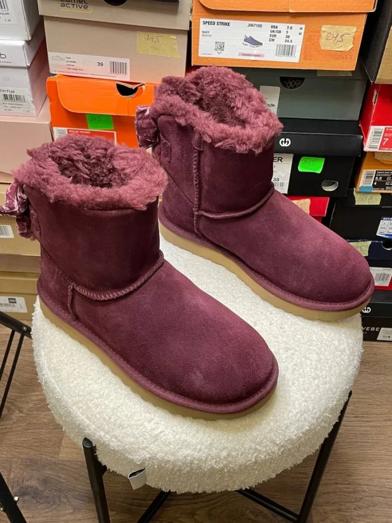 РОЗПРОДАЖ! Уггі жіночі UGG Mini Bailey Bow Crushed.  Оригінал!!! р.37 — фото 2