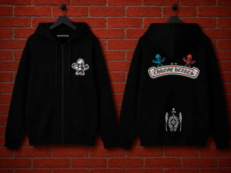 ‼️РОЗПРОДАЖ‼️ Зіп-худ Chrome Hearts, зипка хром хартс/ зіппер/ зіпка /кофта — фото 5