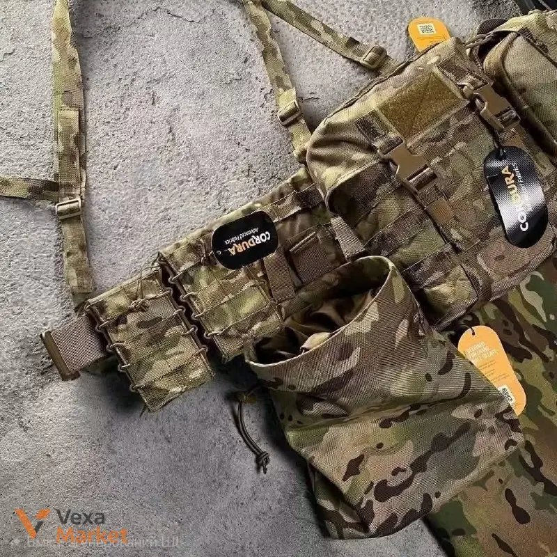 РПС Cordura 1000d Мультикам/Піксель з набором підсумків та карематом — фото 2