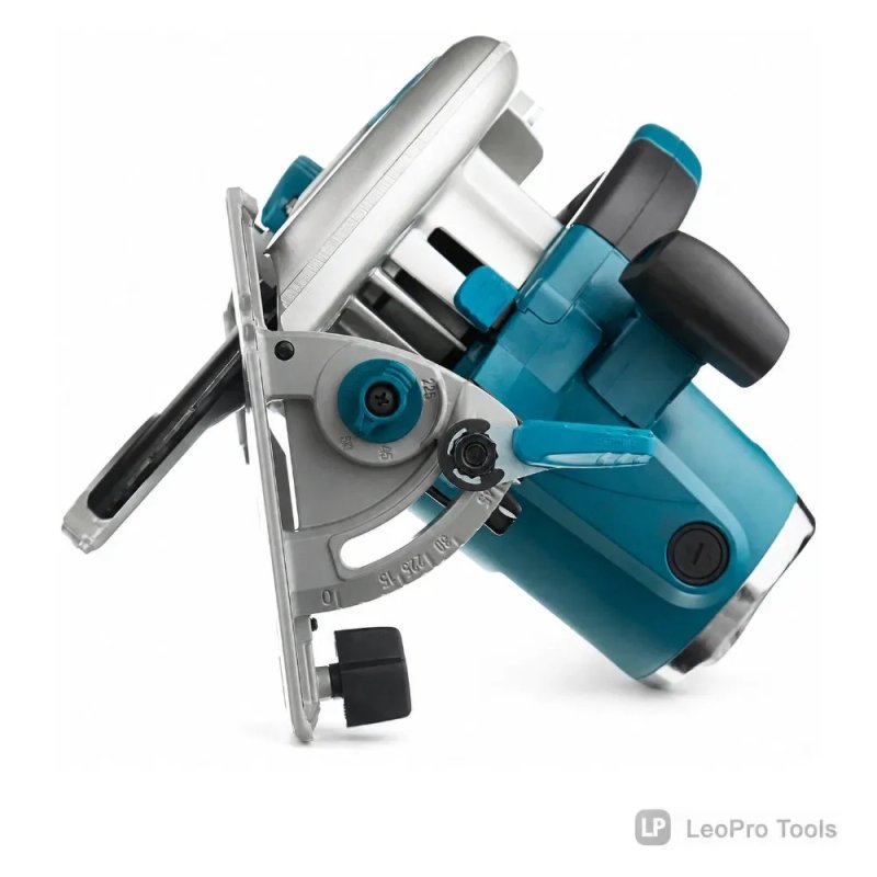 Ручна циркулярна пила (циркулярка, електропила) Makita MK2400 для дерева, 2400 Вт, 185мм 5200об/хв кут 45° електрична — фото 7