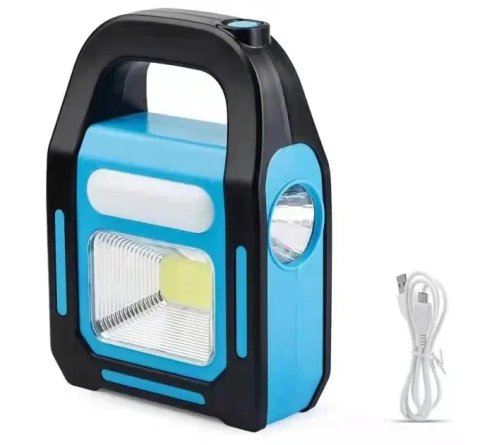 Ручний світлодіодний акумуляторний ліхтар Hurry bolt HB 9707 LED із сонячною батареєю
