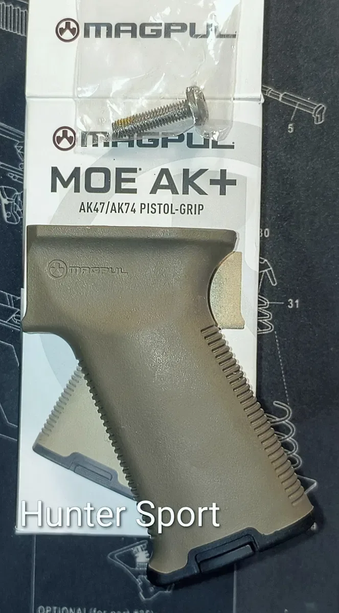 Руків'я пістолетне Magpul USA, рукоятка пістолетна, ручка пистолетная для АК АК74 АКМ на АКСУ — фото 3