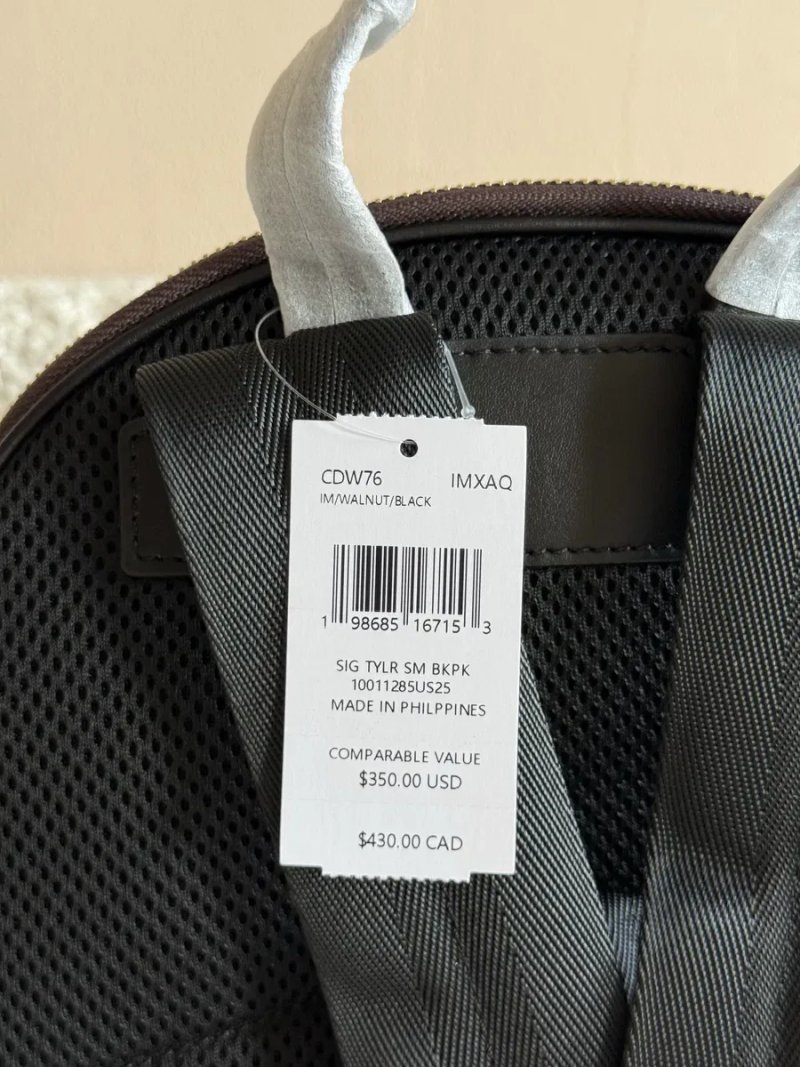 Рюкзак Coach Taylor Small Backpack In Signature Canvas — фото 4