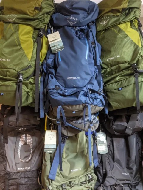 Рюкзак Osprey, Kestler, Atmos, Stratos, 30-65л