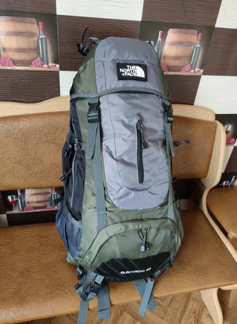 Рюкзак походный туристический THE NORTH FACE 60 литров — фото 5