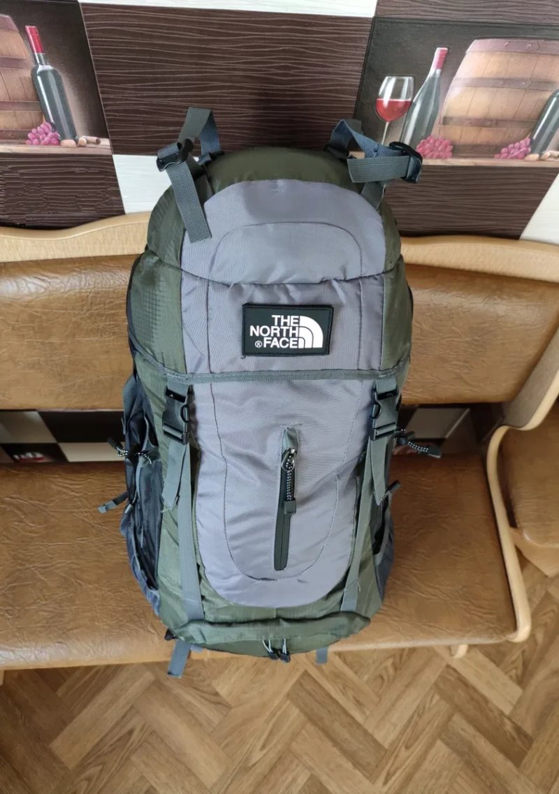 Рюкзак походный туристический THE NORTH FACE 60 литров — фото 6