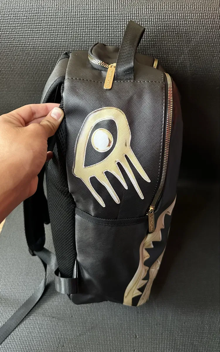 Рюкзак Sprayground Gold and Dangerous Backpack портфель в школу спрейграунд спрейгроунд бекпек спрей spreygraund spraygraund шкільний — фото 5