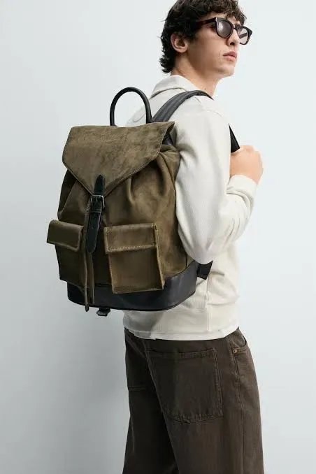 Рюкзак (замша) ZARA