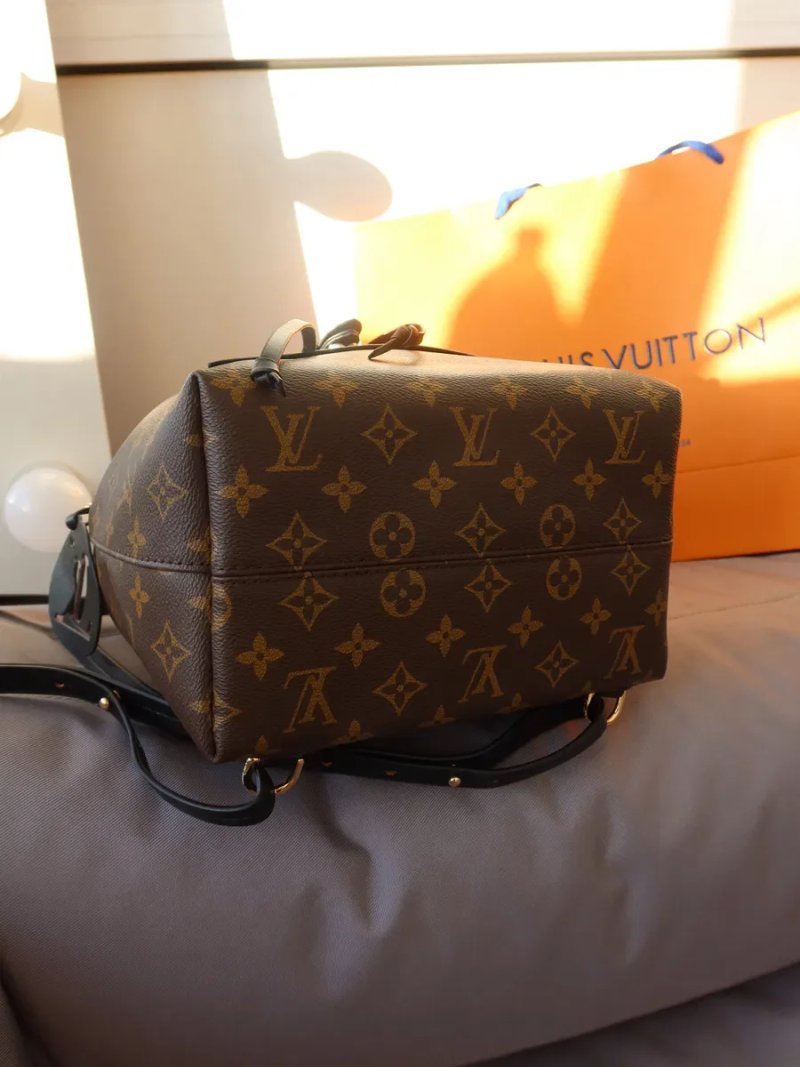 Рюкзак жіночий коричневий монограм Louis Vuitton луі вітон сумка жіноч — фото 6