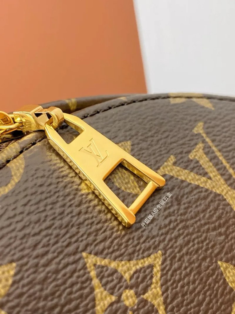 Рюкзак жіночий коричневий шкіряний натуральна шкіра Louis Vuitton Palm Springs medium size луи витон рюкзачок канва монограм женский натуральная кожа — фото 6