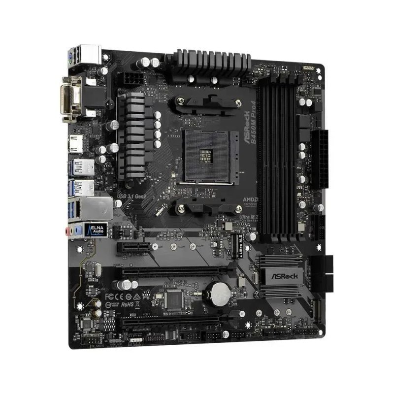 Ryzen 5 5600 ASROCK B450M PRO 4 DDR4 амд amd райзен 5 am4 — фото 2