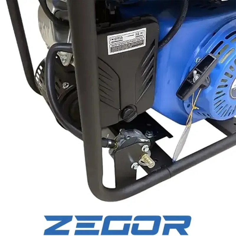 С Газом с завода ! 4500D Лучшая цена!  Генератор бензиновый инверторный Zegor DIN-OPEN4500D 4,0-4,5 кВт, ручной стартер (бензин, газ) — фото 5