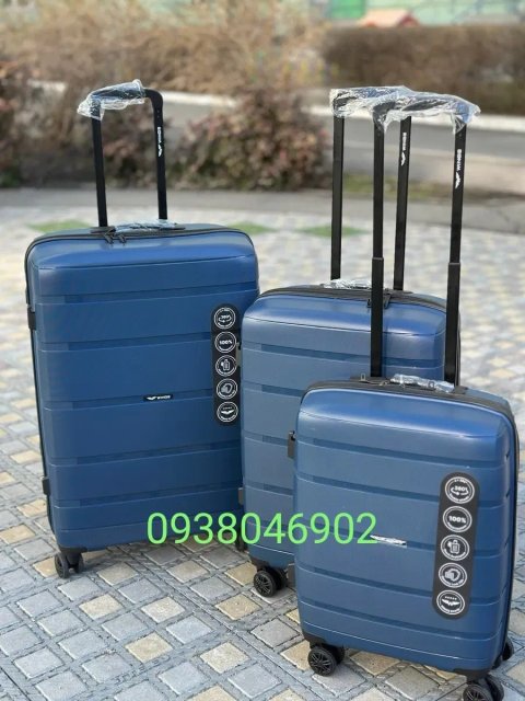S,M,L Валіза 4 колеса HWF01 WINGS (Польща) 100% поліпропілен
